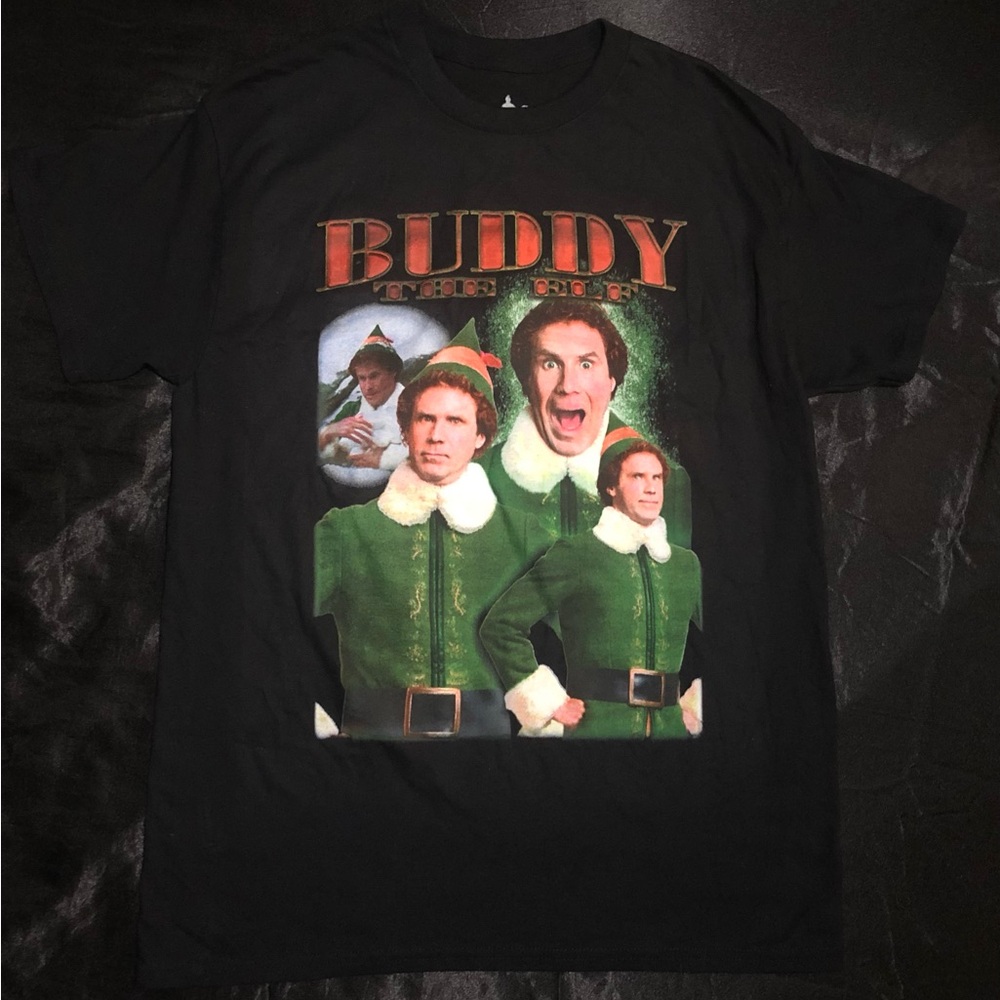 Buddy Graphic Black T-Shirt